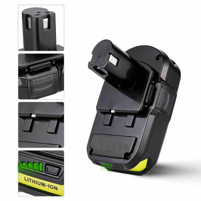 3.6Ah For Ryobi P102 Battery Replacement | 18V Li-Ion Battery 4 Packs