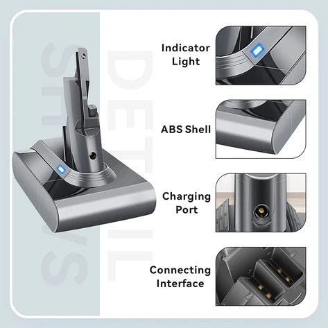 For Dyson V7 Battery Replacement | 21.6V 6400mAh Battery For Dyson V7 Animal Cordless Vacuum Cleaner