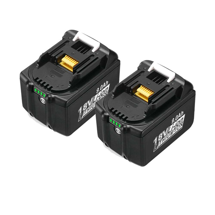 2 Pack BL1890B 18V 9.0Ah Replacement Battery Compatible With Makita | BL1860 BL1850 BL1840 BL1890 LXT Li-ion Battery