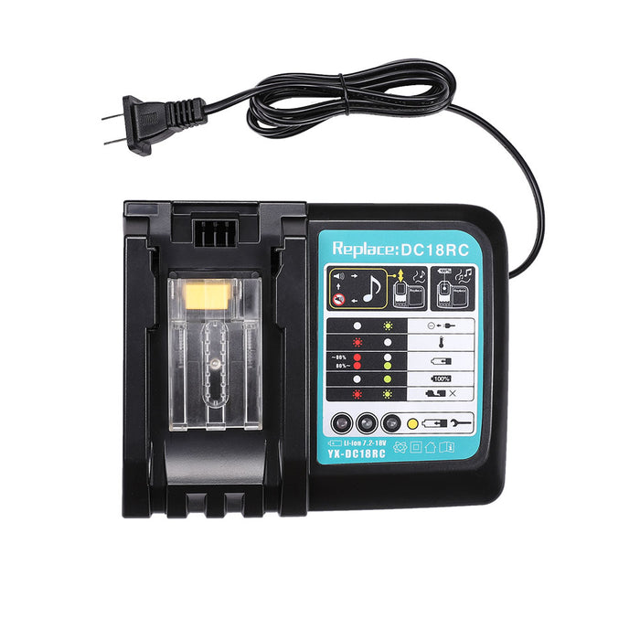 For Makita Battery Charger | 14.4V-18V Li-ion Battery Charger | 6A DC18RC  Rapid Charger