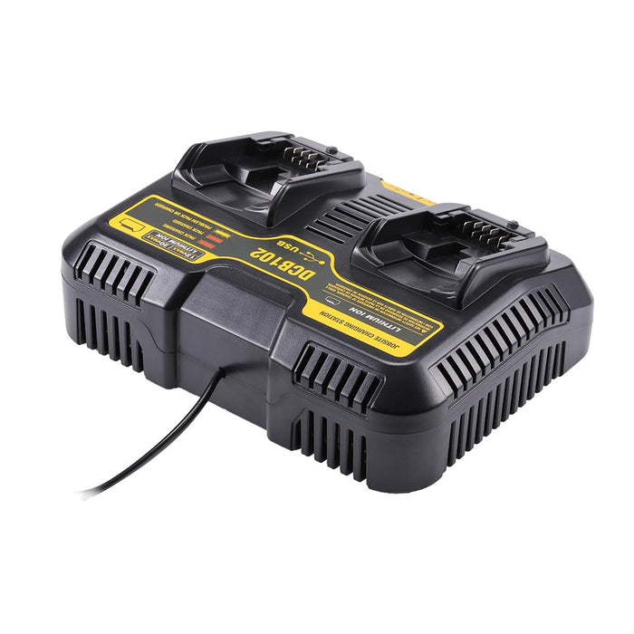 For Dewalt Battery Charger | DCB102 12V & 20V MAX Li-ion Battery Charger | With Dual Port