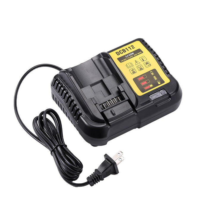 Charger for Dewalt 20V & 12V Li-Ion Battery | Replace DCB115 DCB107 DCB100 DCB112