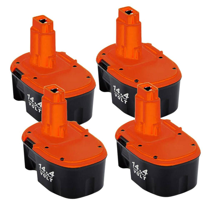 For Dewalt 14.4V Battery Replacement | DC9091 4.8Ah Ni-Mh Battery 4 Pack