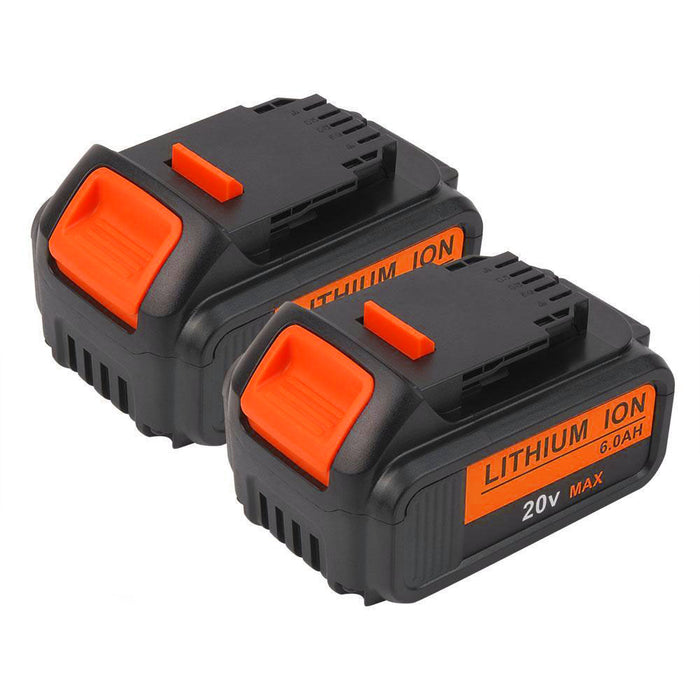 For Dewalt 20V DCB205 6.0Ah 2 Pack