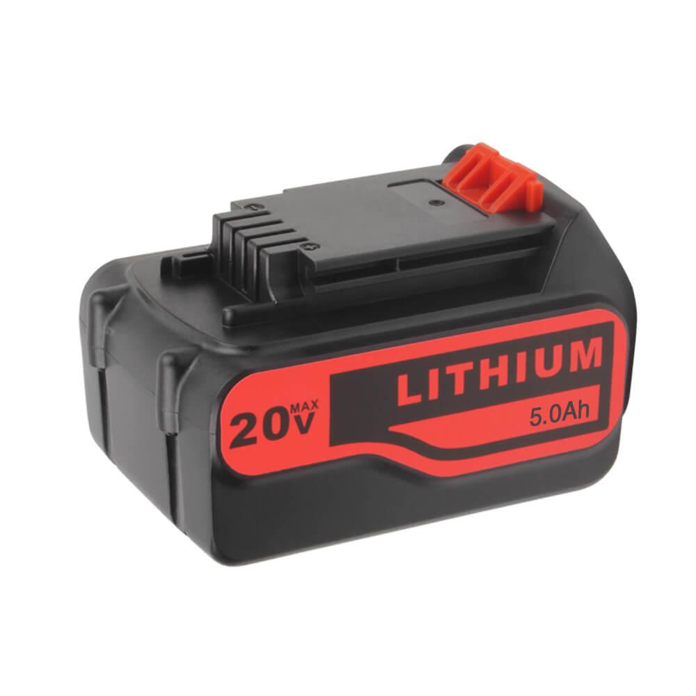 For Black and Decker LBXR20 Battery Replacement | 20V 5.0Ah Li-ion Battery 6 Pack