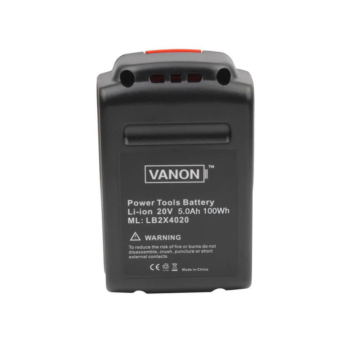 5.0Ah For Black and Decker 20V Battery Replacement | LB2X4020 LBX20 LBXR20 Lithium-Ion Battery