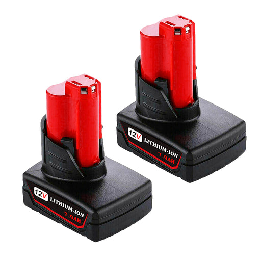 For Milwaukee M12 7.0Ah 12V 2 Pack