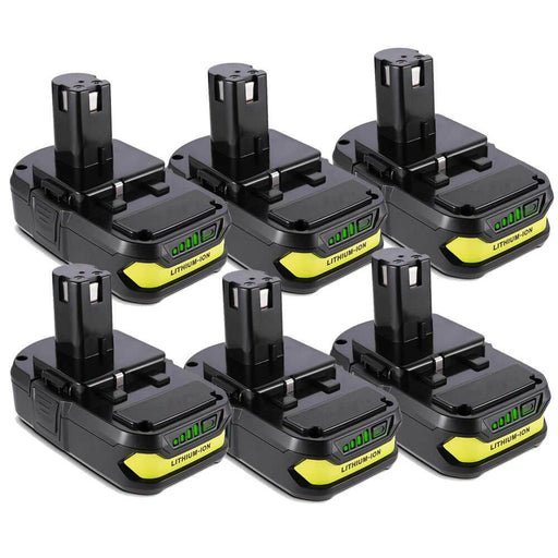 3.0Ah For Ryobi P102 18V 6 Pack