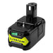 For Ryobi 18V 6.0Ah P108 