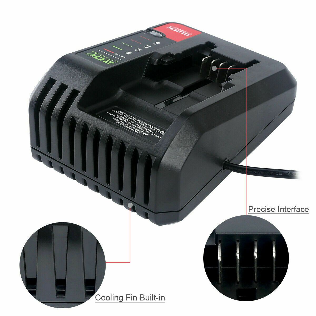  BLACK+DECKER 40V MAX* Battery Fast Charger (LCS40) : Tools &  Home Improvement